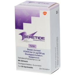 Seretide Forte 25 µg/250 µg 120 Hub Dosieraerosol