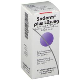Soderm® Plus Lösung 0,64 mg/g + 20 mg/g