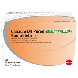 Calcium D3 Puren 1000 mg / 880 I.E.
