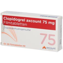 Clopidogrel axcount 75 mg