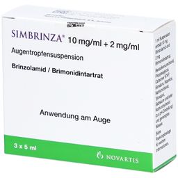 SIMBRINZA 10 mg/ml + 2 mg/ml Augentropfensusp.