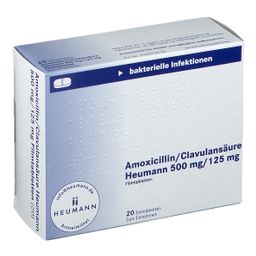 Amoxicillin/Clavulansäure Heumann 500 mg/125 mg