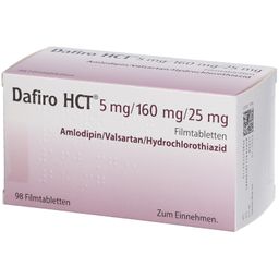 Dafiro HCT® 5 mg/160 mg/25 mg
