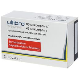 Ultibro Breezhaler 85 µg/43 µg
