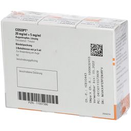 COSOPT® 20 mg/ml + 5 mg/ml