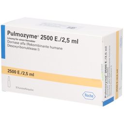 PULMOZYME 2.500 E./2,5 ml Lsg.f.Verneb.Kunsts.Amp.