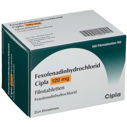 Fexofenadinhydrochlorid Cipla 120 mg