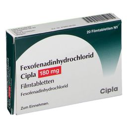 Fexofenadinhydrochlorid Cipla 180 mg
