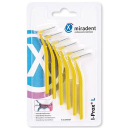 I-Prox® L – Interdentalbürsten 6er, Gelb – x-fine 0,5 mm