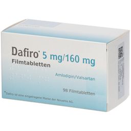 DAFIRO 5 mg/160 mg Filmtabletten