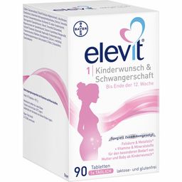 elevit® 1 Kinderwunsch & Schwangerschaft- Jetzt 15% sparen mit dem Gutscheincode ,,Elevit15''