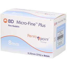BD Micro-Fine™ Plus Pen-Nadeln 0,25 mm (31G) x 8 mm