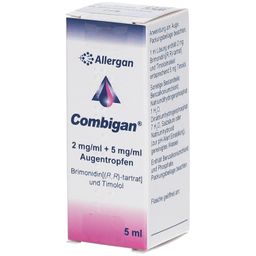 Combigan 2 mg/ml + 5 mg/ml