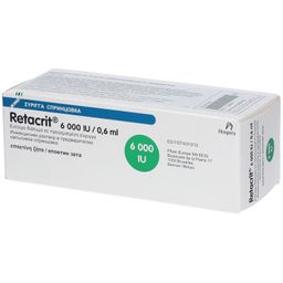 RETACRIT 6.000 I.E./0,6 ml Inj.-L.i.e.Fertigspr.