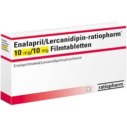 Enalapril/Lercanidipin-ratiopharm® 10 mg/10 mg