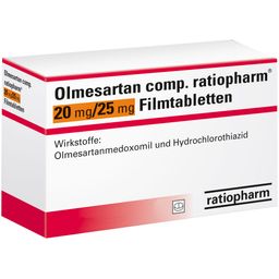 Olmesartan comp. ratiopharm® 20 mg/25 mg