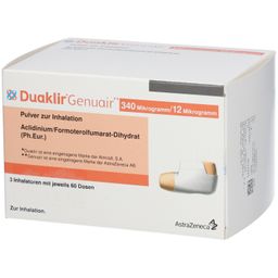 DUAKLIR Genuair 340 µg/12 µg Plv.z.Inhalation 60ED