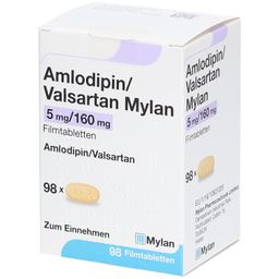 Amlodipin/Valsartan Mylan 5 mg/160 mg