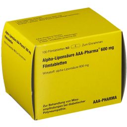 Alpha-Liponsäure AAA-Pharma® 600 mg