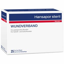 Hansapor steril Wundverband 6 x 7 cm - Jetzt 20% sparen mit dem Code "pflaster20"