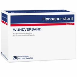 Hansapor steril Wundverband 8 x 10 cm - Jetzt 20% sparen mit dem Code "pflaster20"