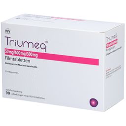 TRIUMEQ 50 mg/600 mg/300 mg Filmtabletten