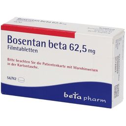 Bosentan beta 62,5 mg