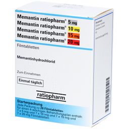 Memantin-ratiopharm® 5 mg/10 mg/15 mg/20 mg