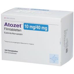 ATOZET 10 mg/40 mg Filmtabletten