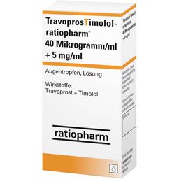 TravoprosTimolol-ratiopharm® 40 µg/ml + 5 mg/ml