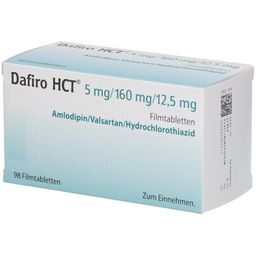 Dafiro HCT® 5 mg/160 mg/12,5 mg