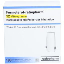 FORMOTEROL-ratiopharm 12 µg Hartkap.m.Pul.z.Inhal.