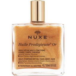 NUXE Huile Prodigieuse Or Pflegeöl mit Schimmer-Effekt für Gesicht, Körper und Haar