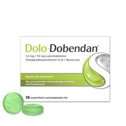Dolo-Dobendan® Zuckerfrei Lutschtabletten gegen Halsschmerzen