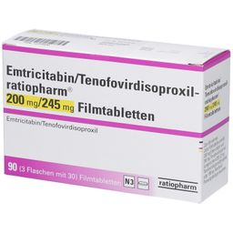 Emtricitabin/Tenofovirdisoproxil-ratiopharm® 200 mg/245 mg