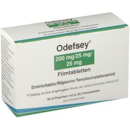 ODEFSEY 200 mg/25 mg/25 mg Filmtabletten
