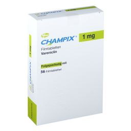 Champix 1 mg Folgepackung