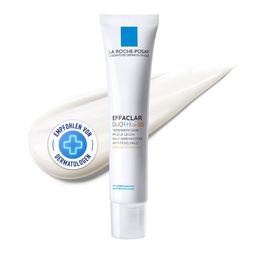 La Roche Posay Effaclar Duo (+) LSF 30 Tiefenwirksame Gesichtspflege gegen unreine Haut, Pickelcreme mit UV-Schutz
