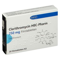 Clarithromycin HEC-Pharm 250 mg