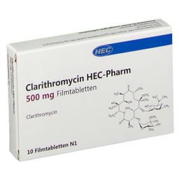 Clarithromycin HEC-Pharm 500 mg