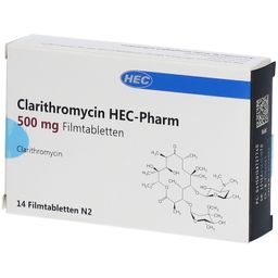 Clarithromycin HEC-Pharm 500 mg