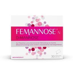 Femannose N – Trinkgranulat mit je 2000 mg D-Mannose Pulver hochdosiert