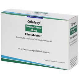 ODEFSEY 200 mg/25 mg/25 mg Filmtabletten