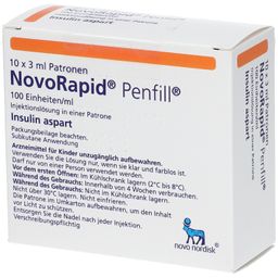 NOVORAPID Penfill 100 E/ml Inj.-Lsg.i.e.Patrone