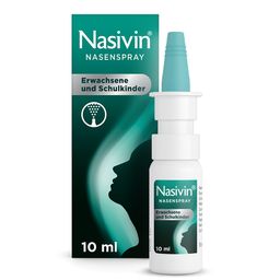 Nasivin® Nasenspray ohne Konservierungsstoffe Erwachsene und Schulkinder, - Jetzt 10% mit dem Code 10nasivin sparen*