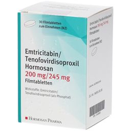 Emtricitabin/Tenofovirdisoproxil Hormosan 200 mg/245 mg