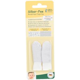 Grünspecht - Mundpflege-Fingerling Silber-Fee
