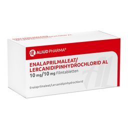 Enalaprilmaleat/Lercanidipinhydroclorid AL 10 mg/10 mg