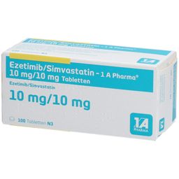 Ezetimib/Simvastatin - 1 A Pharma® 10 mg/10 mg