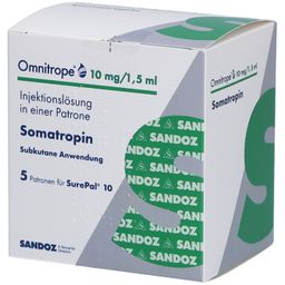 OMNITROPE 10 mg/1,5 ml Injektionslösung f.SurePal